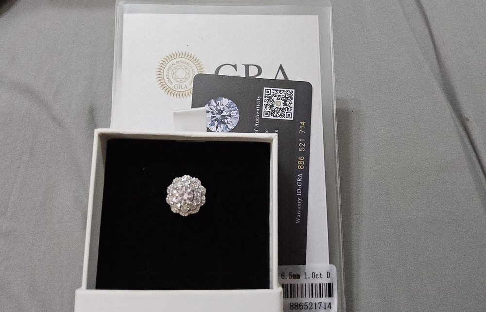 Elegant Silver CZ 1Ct Ring